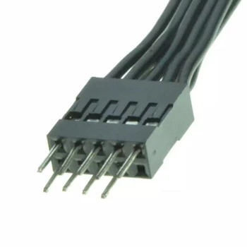 Matična ploča 9Pin USB 2.0 od muškaraca i Žena Produžni kabel za prijenos podataka Kabel Strujni linija 30 cm USB Produžni kabel, 2 pakiranja