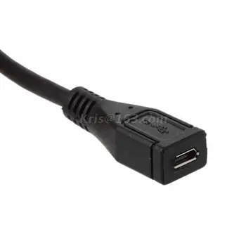 Micro USB Ženski Muški Produžni kabel za Sinkronizaciju Podataka Kabel za samsung Android Mobilni Telefon Tableta 0,3 m/ 1 m/2 m/ 3 m/5 m