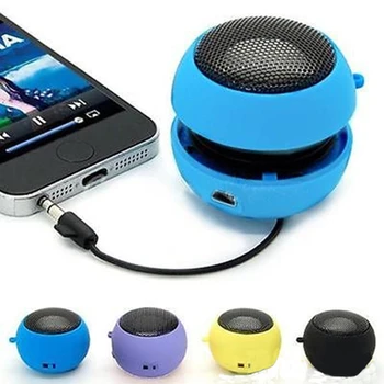 Mini Prijenosni Super Bas Zvučnici Colum Spinner Music Stereo Audio Music MP3 Player Za Mobilni Telefon Tableta Hamburger Zvučnik