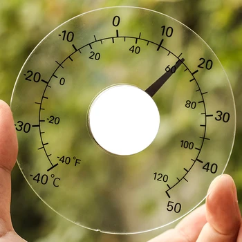 Mjerač Temperature Mjerač Temperature Mini-Pokazivač Mjerač Temperature Vodootporan Prozirni Vanjski Prozorski Termometar