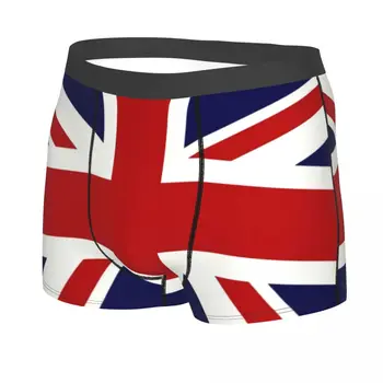Moda Union Jack Zastava Velike Britanije Boksači Gaćice Gaćice Gospodo Prozračna Gaćice Donje Rublje