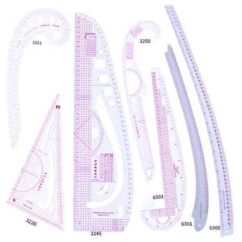 Moderan Dizajn Liniju Velikih Liniju Uzorak Mjerenje Veličina Skala Slika Patchwork Tkanine Za Rezanje Šivaći Pribor