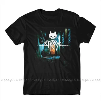 Moderna Muška Cat Stray Game Majica Ljetna Majica Okruglog Izreza I Kratkih Rukava Plus Size
