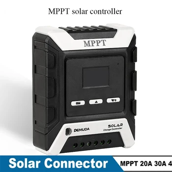 MPPT Solarni Kontroler 10A 30A 50A 12 v 24 v 48 v AUTOMATSKO LCD Regulator Solarne Energije Max Fotoelektrični Ulaz 160 dc Inteligentni Kontroler Punjenja