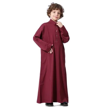 Muslimanska moderna dječja odjeća Saudijska Arabija je islamska odjeća učenik osnovne škole Dječak ogrtač dugih rukava abaja Dubai 2021 novi
