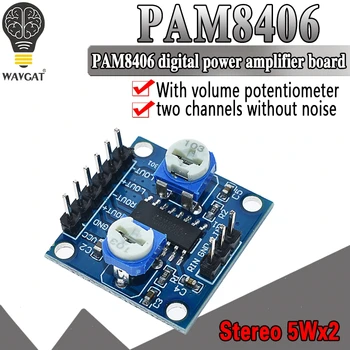 Naknada digitalnog pojačala PAM8406 SA Potenciometrom za glasnoću 5Wx2 Stereo M70