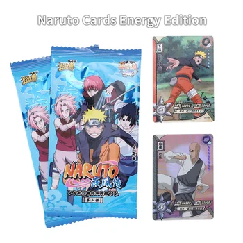 Naruto KAYOU Card Energy Edition Uzumaki Учиха Харуно Хатаке Anime Figure Junak Periferne Proizvodnja Igra Flash Igračka Za Dječaka Dar 150 Kom