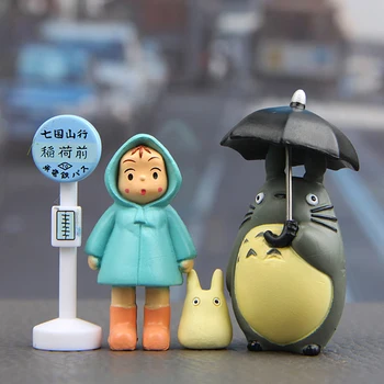 Novi 1 set Anime Moj Susjed Totoro Figurica Igračke Hayao Miyazaki Mini Vrt PVC Figure Dječje Igračke Poklon Za Rođendan