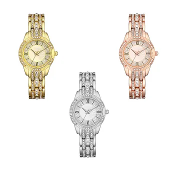 Novi dolazak, Popularni Modni Satovi u obliku Školjke, umetnut dijamant, Ženski Sat-narukvica, Relojes Para Mujer
