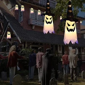 Novi Halloween Kreativna Viseće Dekoracije Kuća Duhova Scena Strašna Atmosfera Ukras SSSS Lampa Duhovi