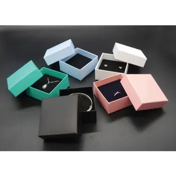 NOVI jednostavan smisao kvadratnog oblika kutije za nakit, naušnice, prstenje, ogrlice i narukvice poklon kutije četvrtasta kutija