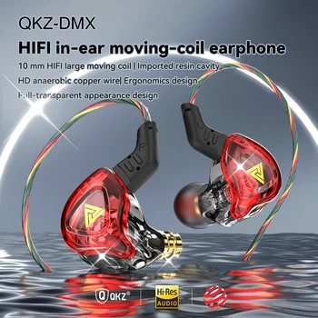 Novi QKZ AK6 DMX Ožičen Slušalice Hi-Fi Bas Udaljiti od 3,5 mm za Slušalice S Mikrofonom Шумоподавляющие Slušalice Igre