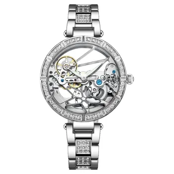 Novi satovi luksuzni Automatski Mehanički Sat Ograničene Serije Poslovne ženski Sat za odmor sa čeličnim remenom ženski Ručni Sat