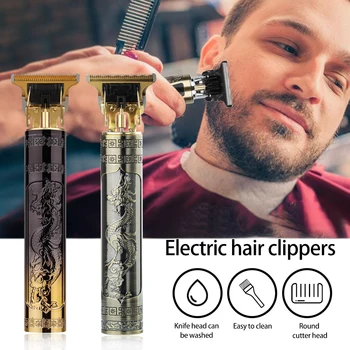 Novo, Muška električni aparat za brijanje T9, USB Punjiva Stroj Za Šišanje Kose, Profesionalni Trimer za muškarce, Frizerski Trimer za Bradu, zmaj
