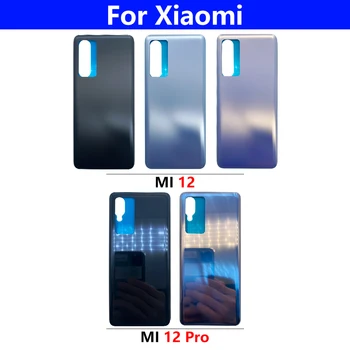Novost Za Xiaomi Mi 11T/Mi 11/Mi 12 Pro Stražnji poklopac baterije Staklo Stražnja Vrata Zamijeniti Kućište S NALJEPNICA Ljepilo S LOGOTIPOM