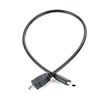 Odvojivi USB konektor Tipa C za Mini 8Pin, USB 2.0 Pretvarač Kamere OTG Kabel Kabel 30 cm za Nikon Panasonic USB-C na Mini USB 8 Pin