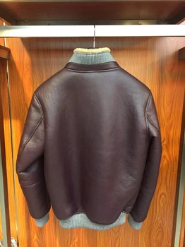 OECHSLI jakna od debele zimske kožuh po mjeri, kvalitetan Novi modni muški kaput europske veličine 46-60