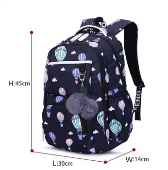 OKKID/dječji školske torbe za djevojčice, rusko ruksak za osnovnu školu, slatka ružičasta ruksak s cvjetnim ispis, školski ruksak za djevojčice, torba za knjige