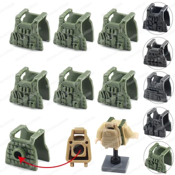 Opremanja Vojnim Vojnika Značajke Taktika Vest Je Gradbeni Blok Figurice SWATinglys Pancirni Prsluk Skup Moc Vojska Model Dječji Poklon Igračke