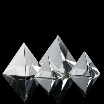 Optička Piramida Staklena Prizma Ohrabrujuće Je Višeslojan Kristalna Piramida Je Ohrabrujuće Prizma, Piramida Kristalno Staklo Kristalna Duga Piramida