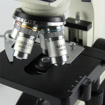Optički Biološki Mikroskop XP504 s dvostrukim Vidikovcu glavom Student LED
