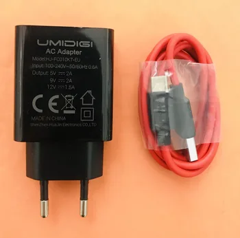 Originalni Adapter za punjač za putovanja + Kabel Type C za UMIDIGI A9 Pro Helio P60 Octa Core 6,3 