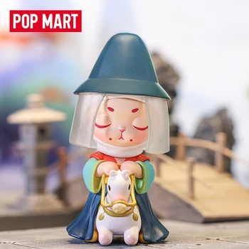 Originalni POP MART Zeko Drevni Kineski Stil Serije Slijepa Kutija Toys Model Potvrditi Stil Slatka Anime Slika Poklon Iznenađenje Kutija