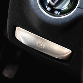 P gumb Nožna Kočnica Otpustite Prekidač za Ukras Naljepnice Od Nehrđajućeg Čelika za Mercedes Benz E Klasa W212 C Class W204 GLK