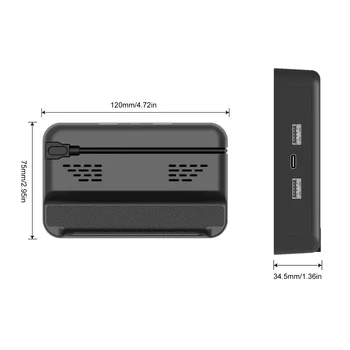 PD 45 W (USB C Brzo Stalak Stalak Za Pare Konzole Type C Punjač, Dock Stalak Za Držač Zaslona priključne Stanice Pribor Igre