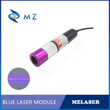 Podesiva Fokusiranje D16mm 405nm 100 Mw Staklena Leća Ljubičasta i Plava Linija Laserski Modul + Nosač + napajanje