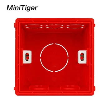 Podesiva Montažna Kutija Minitiger Kazeta Unutarnja 86 mm * 83 mm * 50 mm Za 86-og tipa Dodirnog prekidača i stražnje Kutije za priključivanje USB utičnica
