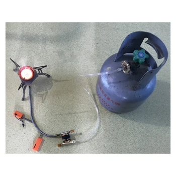 Podne plamenik za punjenje na ventil adapter krunica boca za ukapljeni plin mali čelični cilindar priključna cijev stana adapter za plinskog rezervoara
