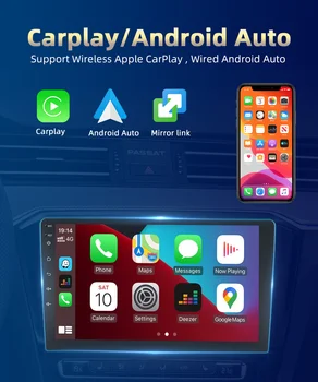 Podofo 2 Din Auto Android 11 CarPlay Radio Media Player Za Ford Focus S-Max, Mondeo 9 Galaxy C-Max, Kuga je GPS Navigacija stereo