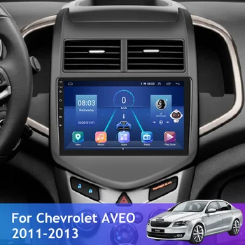 Podofo 4G + 64G Za Chevrolet Aveo 2011-2013 Auto Radio Media Player Navigacija GPS 2 din Android Авторадио CarPlay