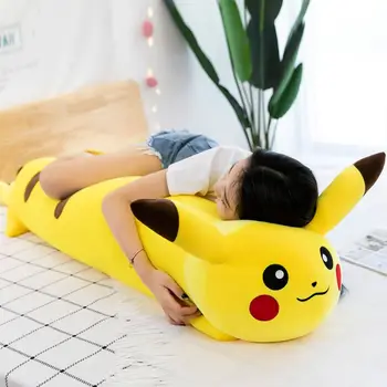 Pokemon Anime Kawai Pikachu Dječji Pliš Igračke Za Spavanje Lutka Božićni Poklon Jastuk-Iznenađenje Za Rođendan