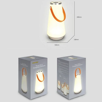 Početna Lampe za USB Punjiva Led noćno svjetlo Prijenosni Bežični zaslon Osjetljiv na Prekidač Vanjski Kamp u Nuždi Svjetlo Dekor