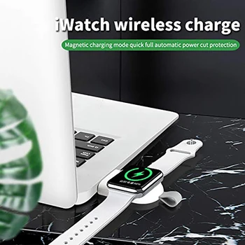 Prijenosni Bežični Punjač za Apple Watch 6 SE 5 4 remen Stalak za punjenje Priključna Stanica USB Punjač, Kabel za iWatch Series 5 4 3 2 1