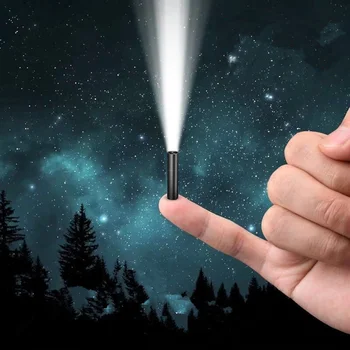 Prijenosni MINI Svjetiljka 3 Načina rada Led Svjetiljka Ugrađena Baterija USB Punjiva Zoom Džep Planinarske Svjetiljke za Noćni Izlet