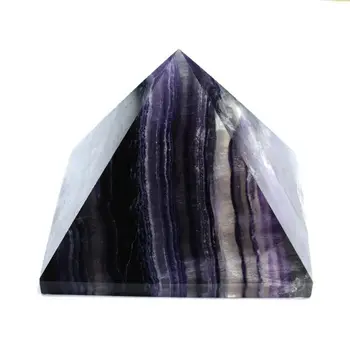 Prirodni Kristal, Fluorit Piramida Zdrav Kvarc Energetska Točka Obelisk Kućni Dekor