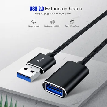 Produžni kabel, Kabel Суперскоростной USB 2.0 Kabel za muškarce i Žene Sinkronizacija Podataka USB Produžni kabel Produžni Kabel 1 m 2 m 3 m Računalo Kabel TV