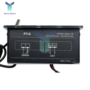 PT-6 AC 220 U Digitalni Auto-Termometar, Mjerač Temperature Automobila, Monitor Ac, Najnoviji Auto-Termometar Sa Senzorom od 2 M NTC