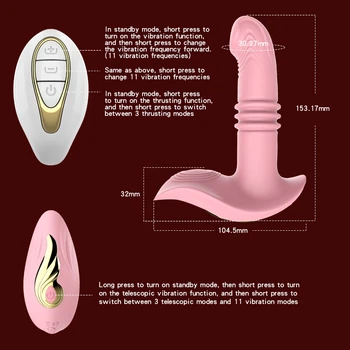 Pull-Vibrator, Dildo, Nosivi Teleskopski Analni Vibrator Za Žene G Spot Stimulator Klitorisa Ženska Masturbacija I Seks Igračke