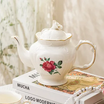 Retro Klasični Europski Carski Stil Keramičke Kava Čajna Šalica i Set Tanjura Lonac Lijepa Britanska Voćni Čaj