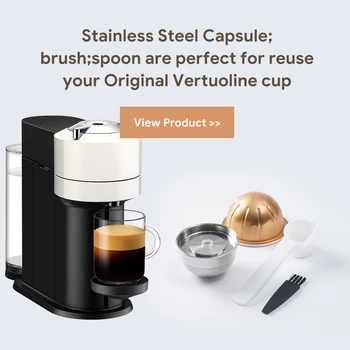 Reusable Kava kapsula Samo Za aparate za Nespresso Vertuoline Next Kava Флитер Od Nehrđajućeg Čelika Za Vertuo Next