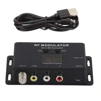 Rf Modulator Standardni Digitalni Prijenosni Modulator PAL NTSC 21 Kanalni AV na Rf Pretvarač Za set-top box DVR DVD