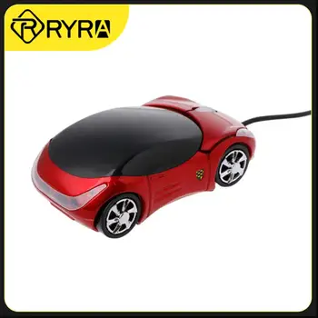 RYRA Krupan Žičani Miš 1000 dpi Mini Automobili Oblik USB 3D Optički Inovativna 2 Svjetla Gaming Miš Za Prijenosna RAČUNALA Računalo