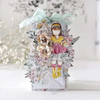 Serise Slatka Lutka je Predivna Djevojka Elegantna Princeza Žene Prozirni Prozirni Marke za DIY Scrapbooking Razglednice Obrt 2021 Novi