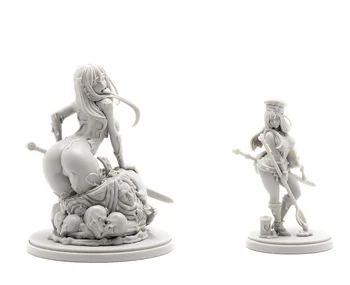Setovi modela figura od smole kd 2 figurice u nesastavljeni Neobojeni 260
