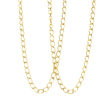 Simsimi Twist Rolo Lanac od nehrđajućeg čelika DIY lanac za proizvodnju zlatnog nakita i boje čelika veleprodaja 100 metara u roli