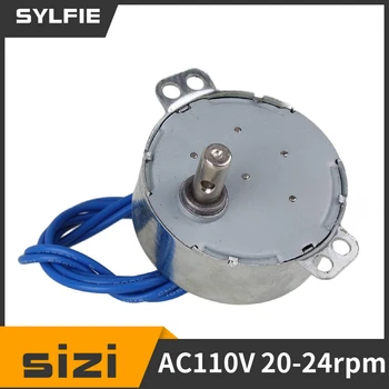 Sinkroni motor 50/60 Hz ac 100-127 U 4 W 20-24 o/min CCW/CW TYC-50 Srebrna